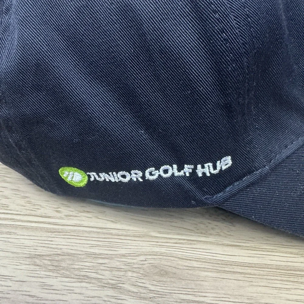 Vessel Tour Performance Golf Hat OSFA Junior Golf Club Snap Back Black Youth Boy
